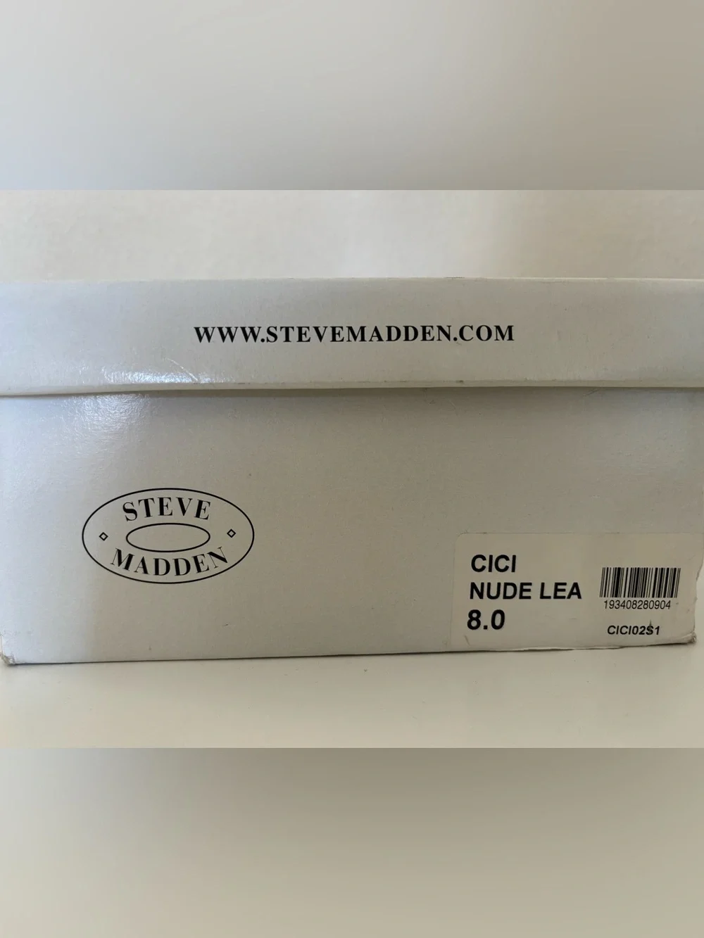 Steve Madden CICI Nude Leather Espadrille Wedge Sandals - Size 8 (NWT)